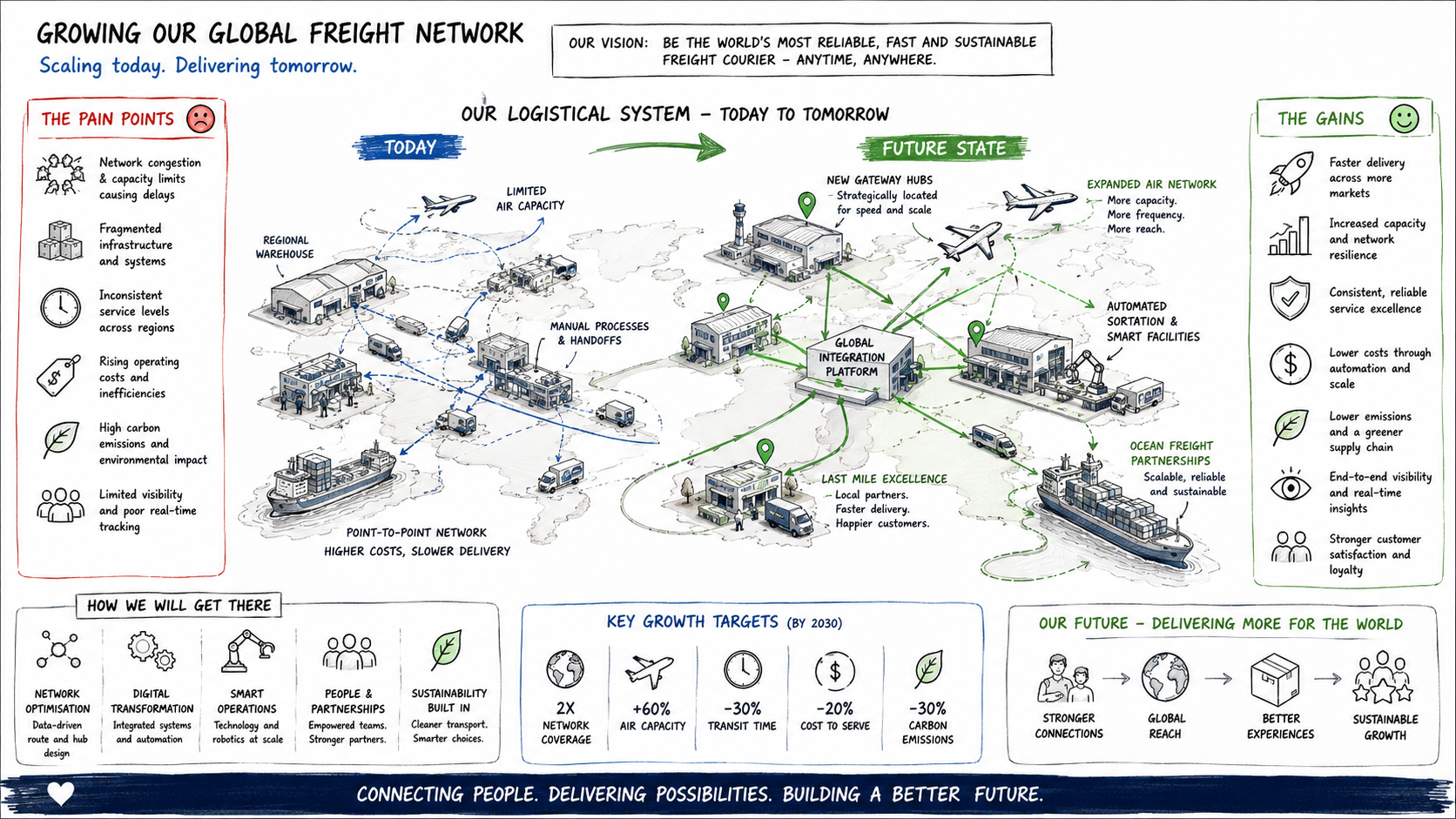 global freight network Hitchins
